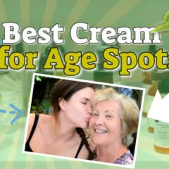 Image with text: "Best cream for age spots".