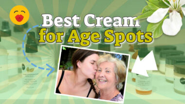 Image with text: "Best cream for age spots".