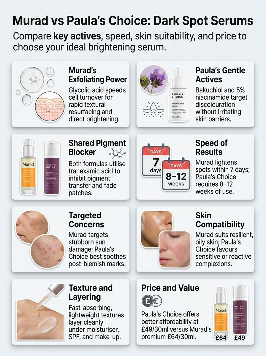 Murad vs. Paula's Choice Dark Spot Serum: A Full Comparison