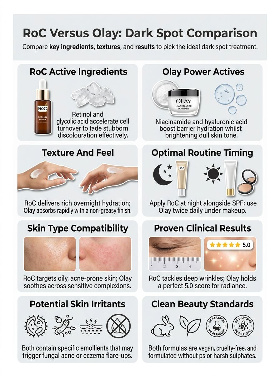 RoC vs. Olay Regenerist Dark Spot Treatment: An Honest Review